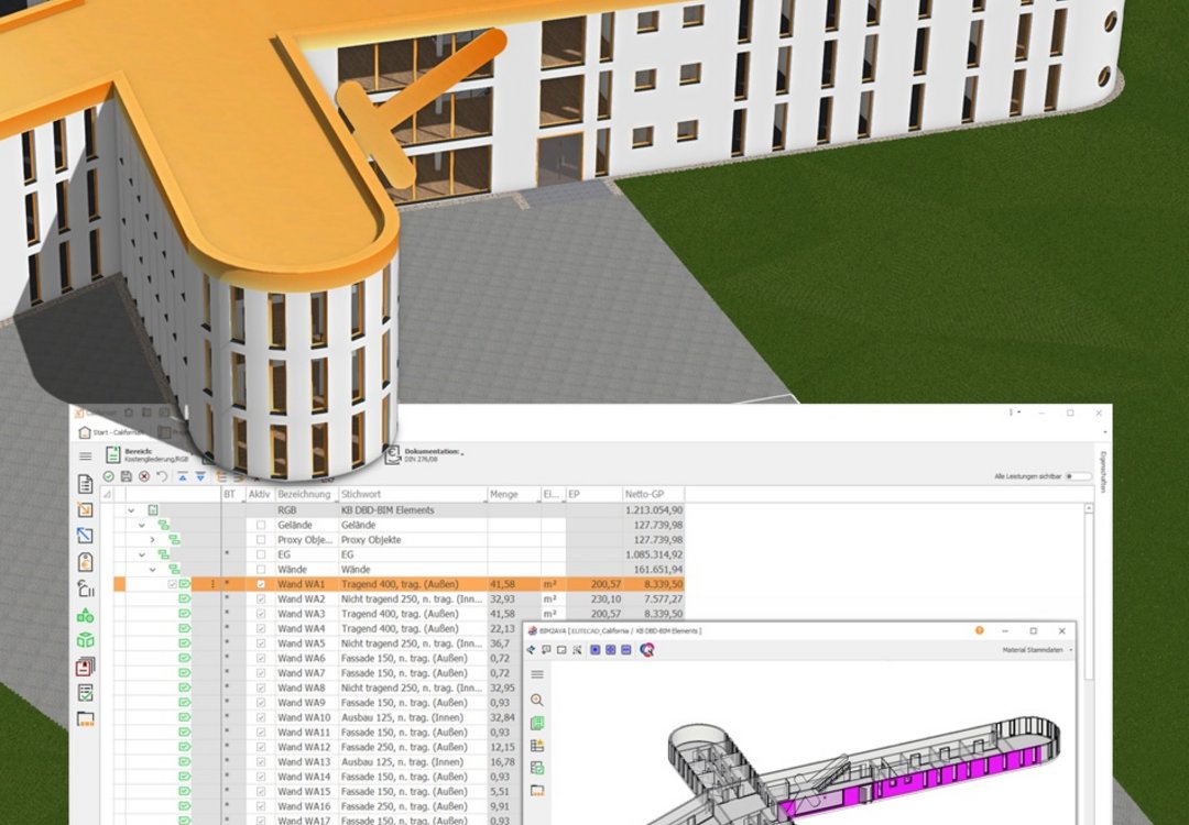 AVA-Management in der 3D-Planung